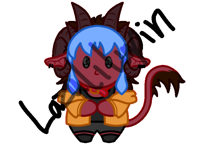 Teifling DnD Chibi Open/Closed Blink (4 Frames)